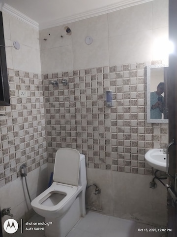 Bathroom in 2 BHK Builder Floor at Mehrauli – for Sale