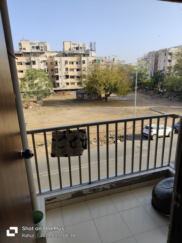 Balcony in 3 BHK Apartment at Prahlad Nagar – for Rent