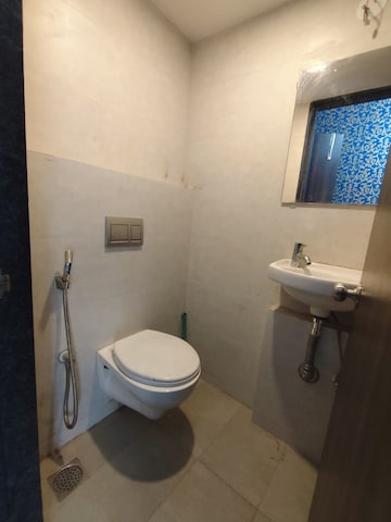 Bathroom in 2 BHK Apartment at Sarvodaya Leela, Thakurli – for Rent