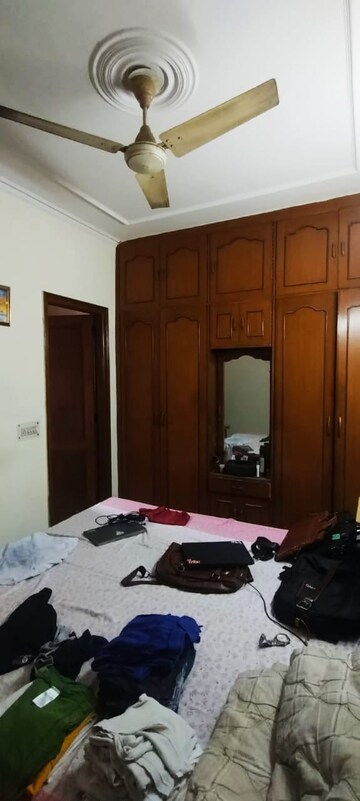 Bedroom in 2 BHK Builder Floor at Lajpat Nagar – for Rent