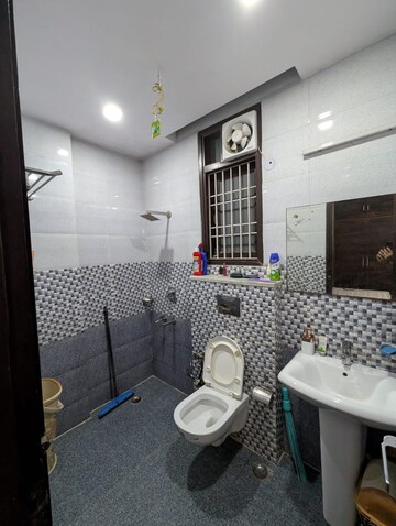 Bathroom in 2 BHK Builder Floor at Lajpat Nagar – for Rent