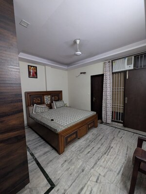 Bedroom in 2 BHK Builder Floor at Lajpat Nagar – for Rent