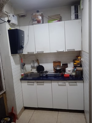 Kitchen in 1 RK Builder Floor at Lajpat Nagar – for Rent