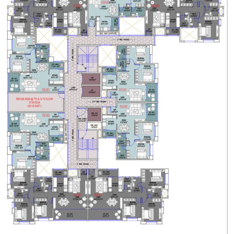 Master Plan, mahalunge 2 Bedroom 1200 Sq.Ft. Apartment In Mahalunge Pune 9319139