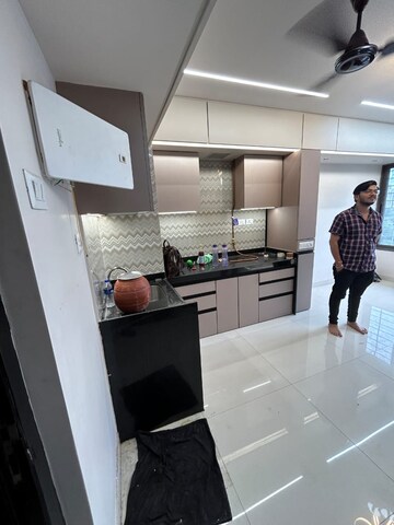 Kitchen in 1 BHK Apartment at Lodha Crown Quality Homes, Majiwada – for Sale