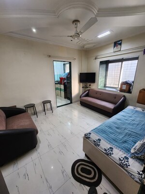 Master Bedroom in 1 BHK Apartment at Shewale Park, Karve Nagar – for Rent