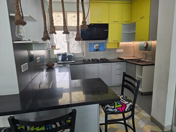 Kitchen in 2 BHK Apartment at Ansal Valley View Estate, Gwal Pahari – for Rent