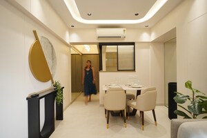 Living Room in 1 BHK Apartment at Raunak Heights, Ghodbunder Road – for Sale