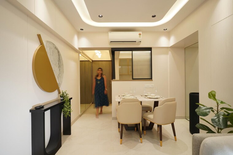 Living Room, raunak-heights 1 Bedroom 422 Sq.Ft. Apartment In Ghodbunder Road Thane 9319600