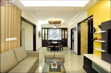 Living Room in 3 BHK Apartment at Prestige Ferns Residency, Harlur – for Sale