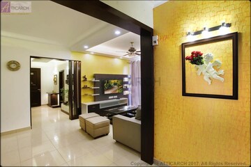 Living Room in 3 BHK Apartment at Prestige Ferns Residency, Harlur – for Sale