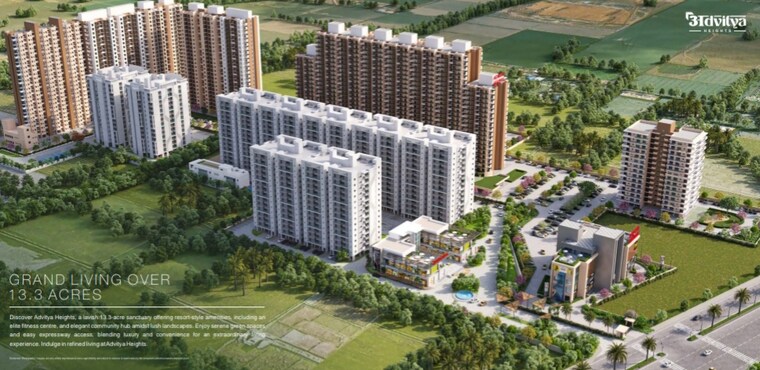 Exterior View, advitya-plaza 3 Bedroom 1820 Sq.Ft. Apartment In Sector 143 Faridabad 9319643