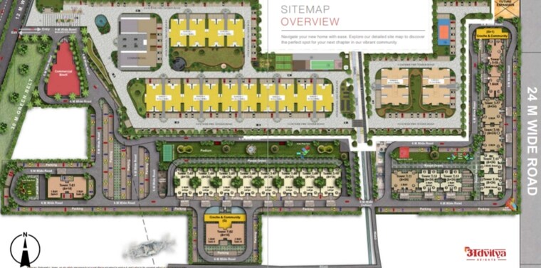 Master Plan, advitya-plaza 3 Bedroom 1820 Sq.Ft. Apartment In Sector 143 Faridabad 9319643