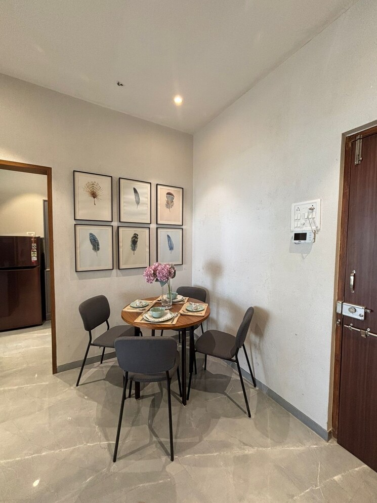 Living Room, ram-pushpanjali-residency 1 Bedroom 400 Sq.Ft. Apartment In Owale Thane 9319644