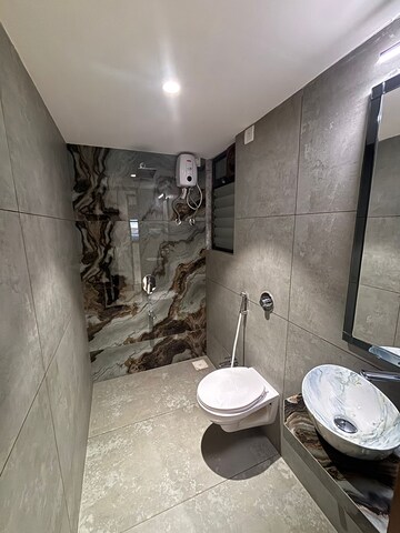 Bathroom in 1 BHK Apartment at Puranik City, Kasarvadavali – for Sale