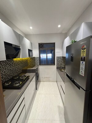 Kitchen in 1 BHK Apartment at Puranik City, Kasarvadavali – for Sale