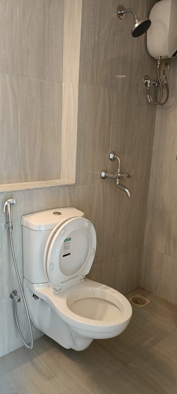 Bathroom in 2 BHK Apartment at Runwal Gardens Phase 2, Dombivli East – for Rent
