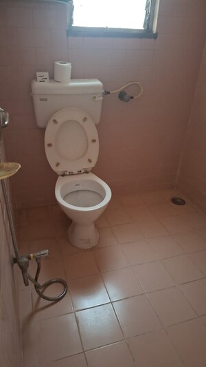 Bathroom in 2 BHK Apartment at Sanskruti Prabhat, Prabhat Road – for Rent