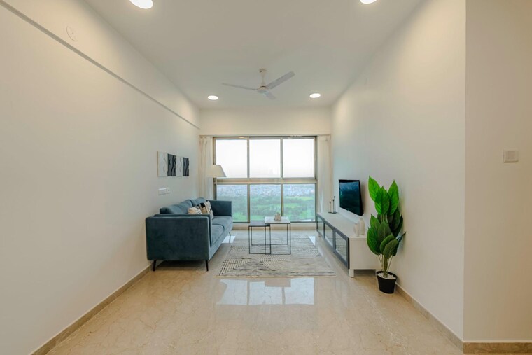 Living Room, raj-infinia 2 Bedroom 1090 Sq.Ft. Apartment In Malad West Mumbai 9319845