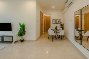 Living Room in 2 BHK Apartment at Raj Infinia, Malad West – for Sale