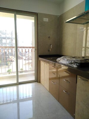 Kitchen in 2 BHK Apartment at Rutu Estate, Brahmand – for Rent