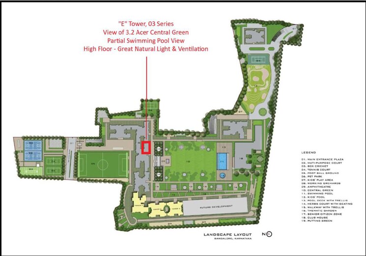 Master Plan, g-corp-the-icon 3 Bedroom 2050 Sq.Ft. Apartment In Thanisandra Main Road Bangalore 9319879