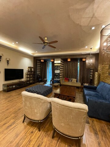 Living Room in 6 BHK Apartment at Nahar Amrit Shakti, Chandivali – for Sale