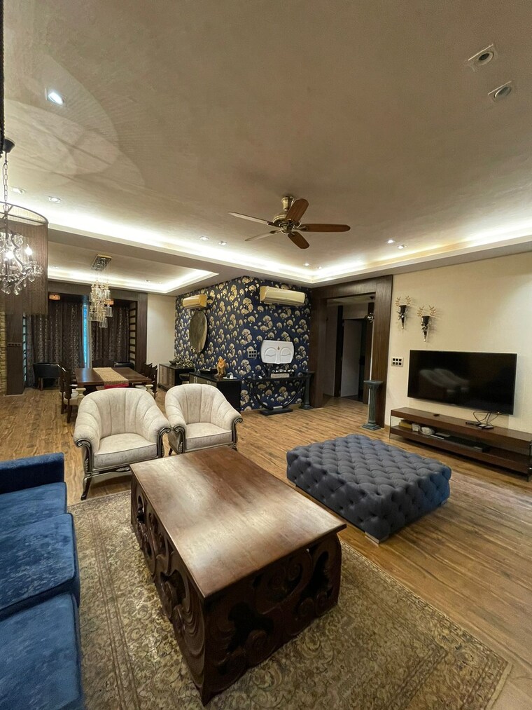 Living Room, nahar-amrit-shakti 6 Bedroom 5400 Sq.Ft. Apartment In Chandivali Mumbai 9319970