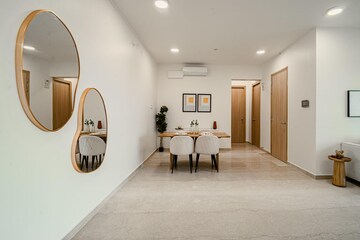 Building Lobby in 3 BHK Apartment at Rajesh Raj Infinia, Malad West – for Sale