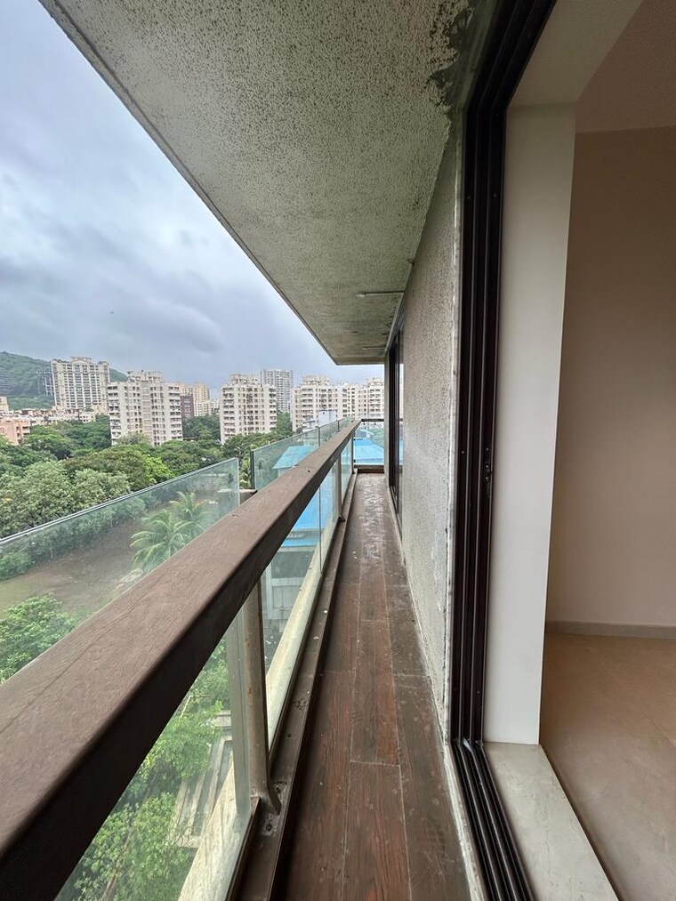 Balcony, lake-front-solitaire 3 Bedroom 2052 Sq.Ft. Apartment In Powai Mumbai 9320009