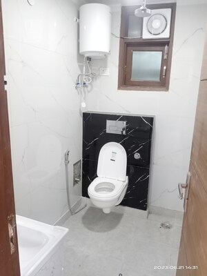 Bathroom in 3 BHK Builder Floor at Vasant Kunj – for Rent