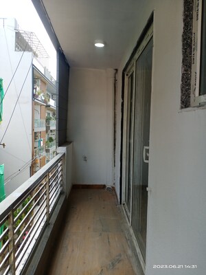 Balcony in 3 BHK Builder Floor at Vasant Kunj – for Rent