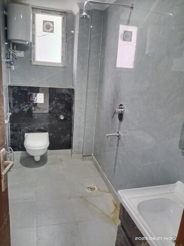 Bathroom in 3 BHK Builder Floor at Vasant Kunj – for Rent