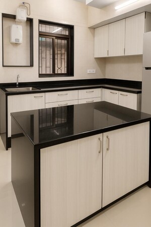 Kitchen in 4 BHK Apartment at Vile Parle West – for Rent