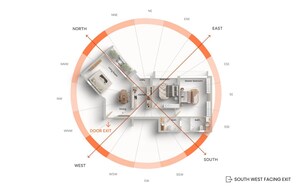 2 BHK Apartment – Map Location View at Godrej The Trees, Vikhroli East - for Sale
