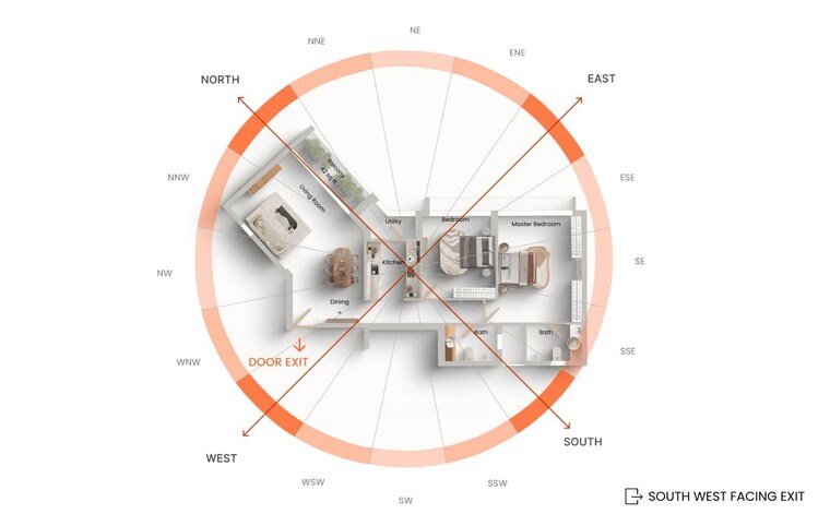 Map Location, godrej-the-trees 2 Bedroom 939 Sq.Ft. Apartment In Vikhroli East Mumbai 9320100