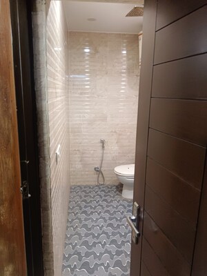 Bathroom in 3 BHK Builder Floor at Panchsheel Vihar – for Rent