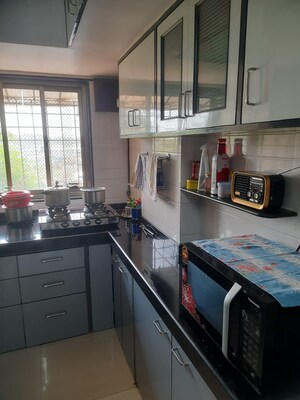 Kitchen in 1 BHK Builder Floor at Mulund East – for Sale