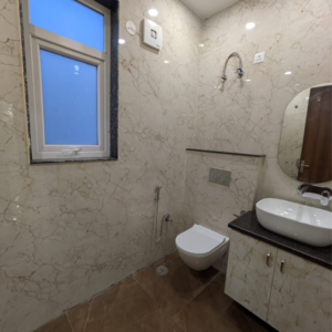 Bathroom in 3.5 BHK Builder Floor at Sector 23 – for Rent