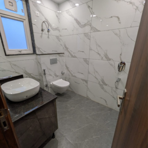 Bathroom in 3.5 BHK Builder Floor at Sector 23 – for Rent