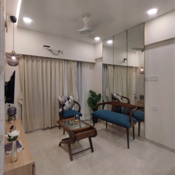 Living Room in 1 BHK Apartment at Samadhan CHS Andheri East, Tarun Bharat – for Sale