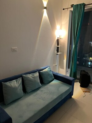 Living Room in 2 BHK Apartment at Godrej Seven, Joka – for Rent