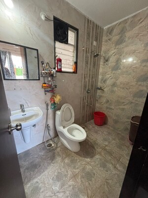 Bathroom in 2 BHK Apartment at Royal Recidency, Wakad – for Rent