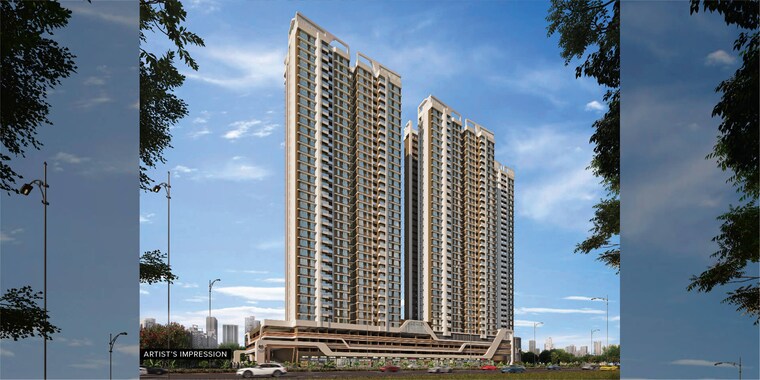 Exterior View, dosti-west-county 1 Bedroom 496 Sq.Ft. Apartment In Balkum Pada Thane 9320757