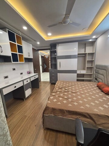 Bedroom in 1.5 BHK Builder Floor at Sector 10 – for Rent