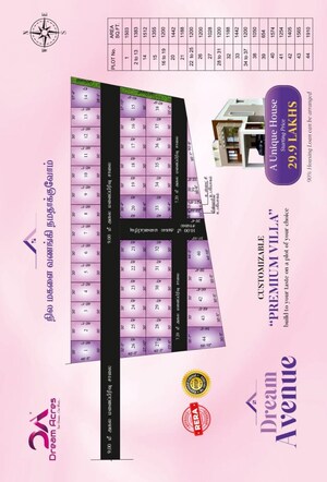  Plot – Map Location View at Adavathur West - for Sale