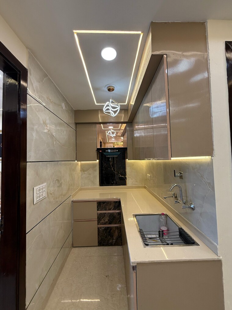 Kitchen, dwarka mor 2 Bedroom 650 Sq.Ft. Builder Floor In Dwarka Mor Delhi 9321089