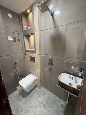 Bathroom in 2 BHK Builder Floor at Dwarka Mor – for Sale