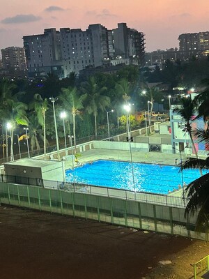 Swimming Pool in 1 BHK Apartment at Triveni CHS Andheri, Andheri West – for Rent