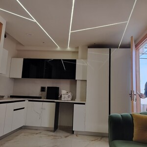 Kitchen in 1 BHK Builder Floor at Chattarpur – for Rent